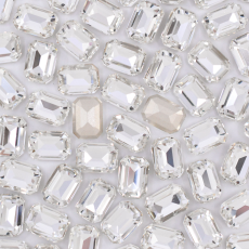 Strass Octagonal Supreme Cristal 14x10mm