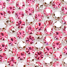 Strass Engrampado Prateado Preciosa Rose SS24 = 5,2mm