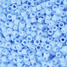 Miçanga Miyuki Delica Light Blue Fosco Mate 11/0 = 1,6mm