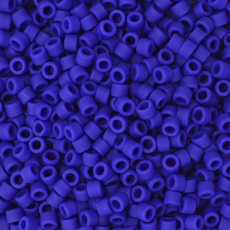 Miçanga Miyuki Delica Royal Blue Fosco Mate 11/0 = 1,6mm