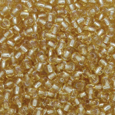 Miçanga Jablonex Ouro Novo Transparente 17020 6/0 = 4,1mm