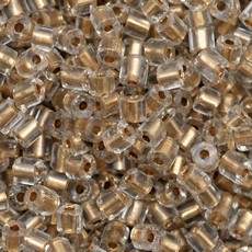Vidrilho Jablonex Cristal Dourado Lined 68106 2x9/0=2,6mm