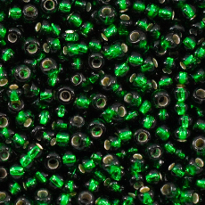 Miçanga Jablonex Verde Transparente 57060 9/0 = 2,6mm