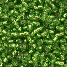 Miçanga Jablonex Verde Transparente 57430 9/0 = 2,6mm