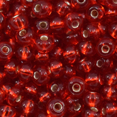 Miçanga Jablonex Vermelho Transparente 97070 5/0 = 4,6mm