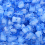 Contas de Murano Ossinho Azul Branco 35014 4x6mm