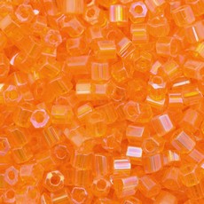 Vidrilho Jablonex Laranja Transparente T Aurora Boreal 81060 2x9/0=2,6mm