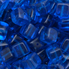 Contas de Murano Cubo Transparente Royal 60080 6x7mm