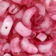 Contas de Murano Meia Lua Lined Rosa Branco Cristal 7514 15mm