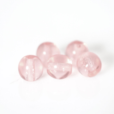 Contas de Porcelana Transparente Rosa 70110 3mm