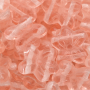 Contas de Murano Margarida Transparente Rosa 70120 12x14mm