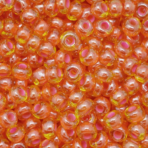 Micanga Jablonex Topaz Laranja Lined Color 81016 60  4,1mm