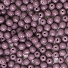Contas de Porcelana Fosca Lilás 23030 4mm