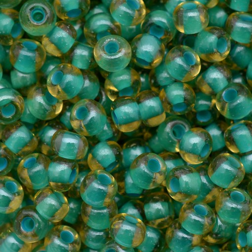 Micanga Jablonex Topaz Verde Lined Color 11024 50  4,6mm