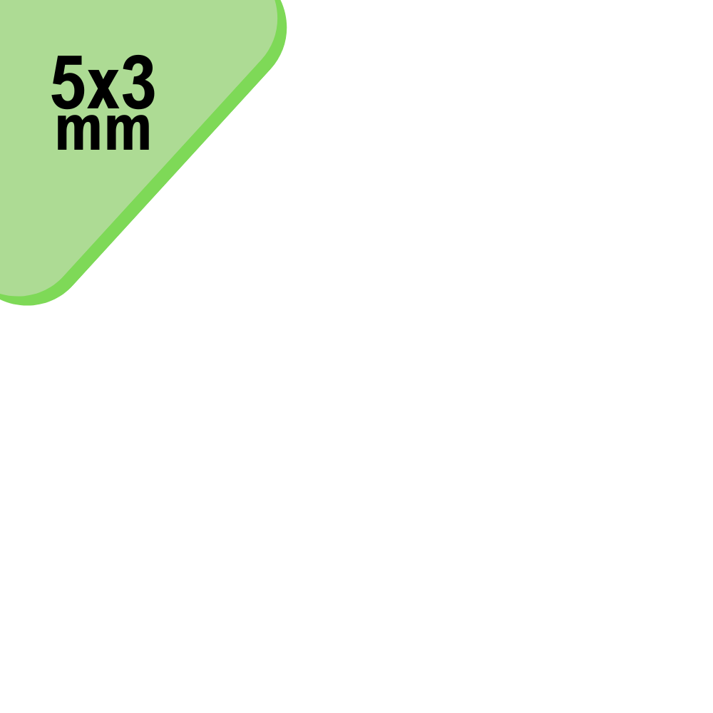 Tamanho 5x3mm
